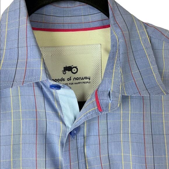 Men’s Moods of Norway Dress Shirt Size M Excellent Pre-Owned Condition - Picture 9 of 12